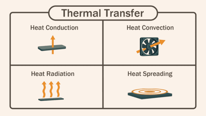 heat dissipation and thermal transfer